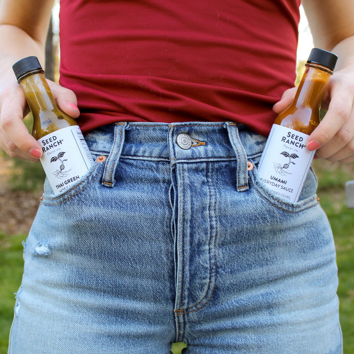 Seed Ranch hot sauce lifestyle